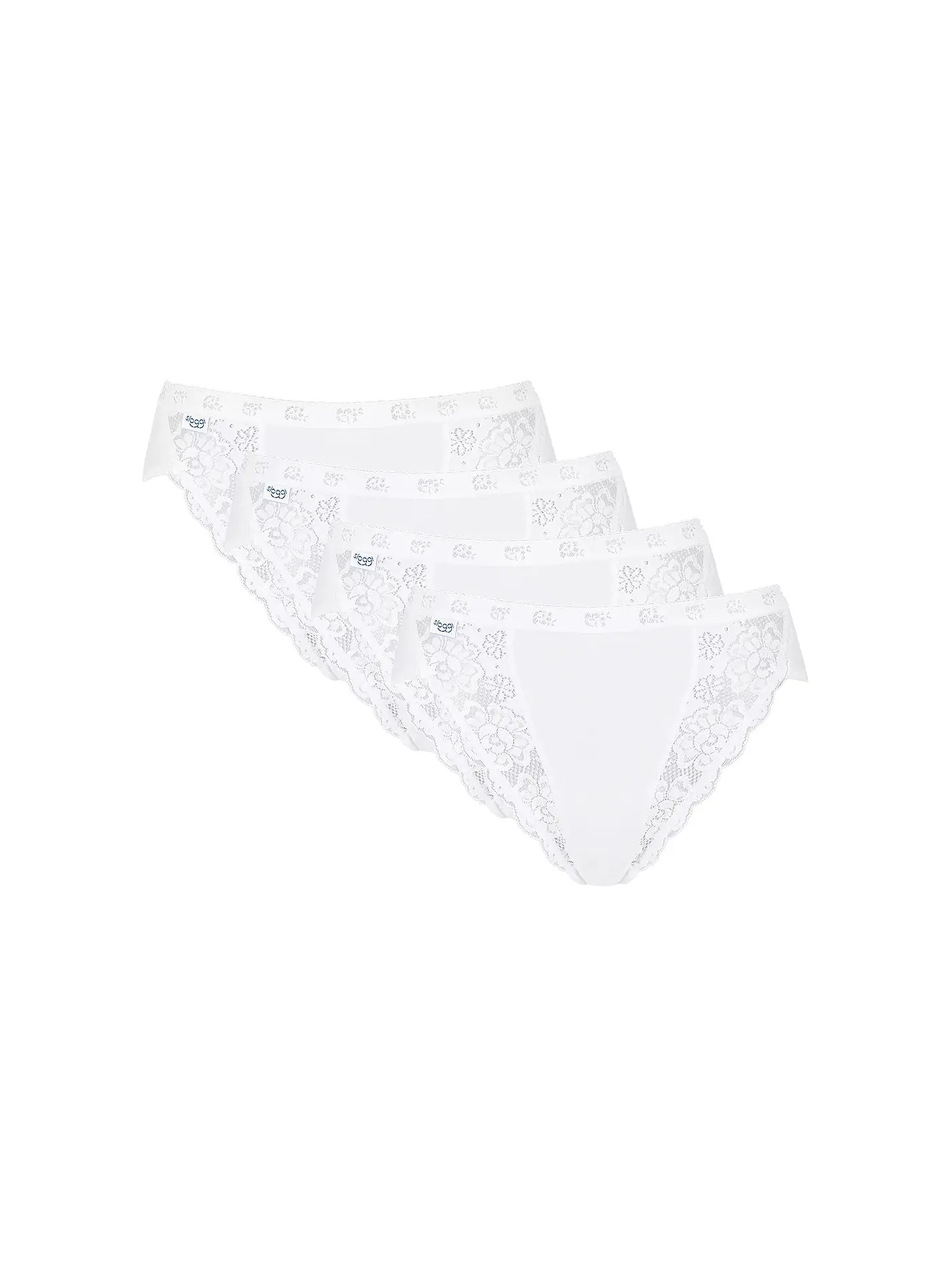 SLOGGI | Slip "Thai Chic" 4-er (Weiss) | 